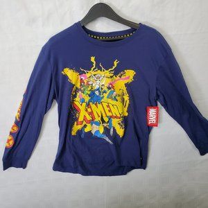 Marvel X-Men Animated Adult Large Long Sleeve Pullover Animated Cartoon NWT